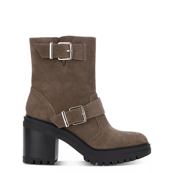 Kenneth Cole Women's Rhode Double Buckle Platform Boots - Picture 4 of 4